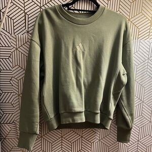 Adidas Olive Crewneck Sweatshirt